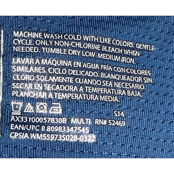 Athletic Works - Girls Short Sleeveless Tops - Blue - XL(14-16) Plus - Picture 8 of 12